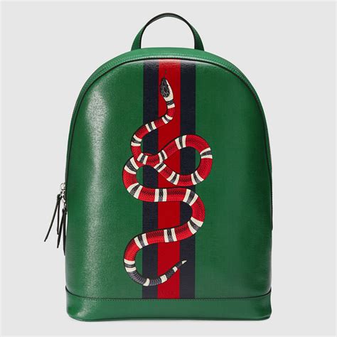 gucci backpack with snake